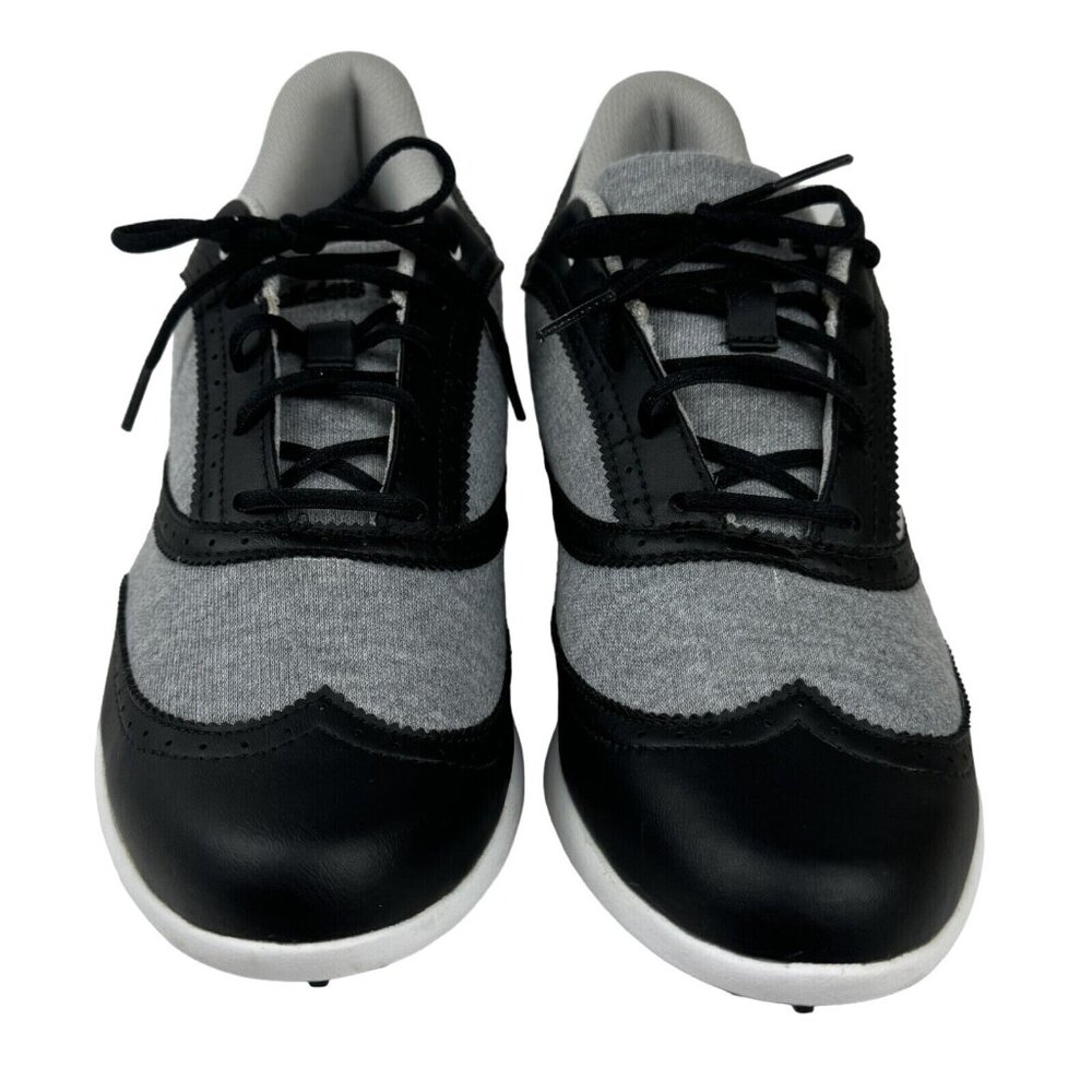 Adidas Adicross Womens Gray Black Wingtip Spikeless Golf Shoes Size 9.5 NEW - Picture 2 of 11